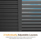 Heynemo 12'x16' Adjustable Louvered Pergola, Metal Hardtop Pergola with Adjustable Roof, Heavy-Duty Aluminum Outdoor Pergola for Patio, Deck, Garden, Yard, Black