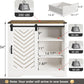 Royalcraft Farmhouse Coffee Bar Cabinet with Storage