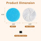 Keygarzone Cat Water Fountain Filter: Replacement for ZCW001, 6 Pack
