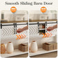 May in Color 46" Entryway Table with Storage, Farmhouse Console Table, for Hallway, Living Room,White and Rustic Oak