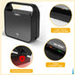 Heynemo 3-in-1 Electric Sandwich Maker & Waffle Grill, 850W Panini Press with Non-Stick Removable Plates & Tempered Glass Top, Cool Touch Handle, Easy to Clean, Black