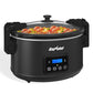 8.5QT Programmable Slow Cooker with Locking Lid, Versatile Food Warmer, Digital Timer, Portable Multi-Cooker with Adjustable Temperature Settings, and Dishwasher Safe Components, Black