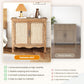 May in Color 2-Door Storage Cabinet, Accent Buffet Sideboard Cabinet, for Hallway, Dining Room, Living Room, Entryway, Natural