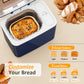 Heynemo 2.2LB Bread Maker, 21 Programs, 3 Loaf Sizes & Crust Colors, Digital Touch Panel, 15H Timer, Keep Warm Function, Blue
