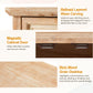 May in Color 2-Door Storage Cabinet, Accent Buffet Sideboard Cabinet, for Hallway, Dining Room, Living Room, Entryway, Natural