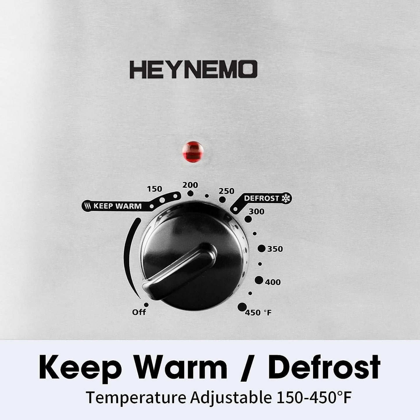 Superjoe 22 Quart Roaster Oven Turkey Oven Chicken Roaster for Cooking Warming, Stainless Steel Silver-1