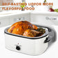 Superjoe 24 Quart Roaster Oven, Stainless Steel White