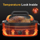 Superjoe 22QT Electric Roaster Oven, with Self-Basting Lid, Stainless Steel Roaster Pan, Red