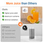 Sunvivi Citrus Juicer Electric, 90W Automatic Orange and Lemon Squeezer, Fast 15,000 RPM Fruit Juicer, Compact Design, Easy to Clean with Cleaning Brush, Beige