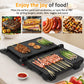 Heynemo 3-in-1 Portable Panini Press Sandwich Maker with Nonstick Interior, 1000W