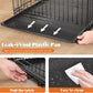 Dog Crate with Double Doors, 24- 53 Inch