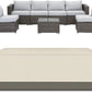 Patio Furniture Set Cover, Rectangular,124 X 63 X 27 inches, Beige
