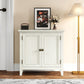 Royalcraft 2-Door Buffet Cabinet with Storage, Bohemian Sideboard with Adjustable Shelves, Wood Credenza Cabinet, Console Table for Bedroom, Living Room, Dining Room, Hallway