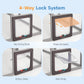 Keygarzone Outdoor Cat Enclosure 110"L x 74.5"W x 74.5"H