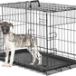 Dog Crate with Double Doors, 24- 53 Inch