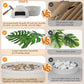 Hidden Litter Box with Faux Plant