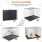 Dog Crate with Double Doors, 24- 53 Inch