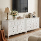May in Color 7 Drawer Dresser with Solid Wood Legs for Bedroom, Living Room, Hallway
