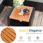 RoyalCraft 3-Piece Outdoor Patio Furniture Set, PE Wicker L-Shaped Sectional with Storage Table and Cushions, Small Rattan Conversation Set for Balcony Garden Deck