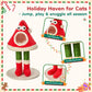 Keygarzone Christmas Cat Tree Tower for Indoor Cats, Santa Hat Design