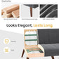 RoyalCraft Sleeper Sectional Sofa Bed£¬ L-Shaped Convertible Sofa with Reclining Backrest and Movable Ottoman£¬ Modern Velvet Fabric Couch for Living Room, Apartment