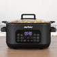 Heynemo 6.5QT Digital Multi Cooker, 12-in-1 Slow Cooker & Roaster with Timer, Temp Control, Delay Start, Nonstick Pot, Black