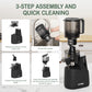 Sunvivi Cold Press Masticating Juicer Machine - 5.9" Wide Feed Chute, Dual-Layer Strainer