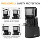 May in Color Slow Cold Press Juicer 5.9 inch Wide Feed Chute Masticating Juice Extractor - Black