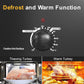 Superjoe 22 QT Electric Roaster Oven, with Self-Basting Lid, Stainless Steel Roaster Pan, Black