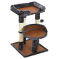 Heynemo Multi-Level Cat Tree with Sisal Scratching Posts & Cooling Mat - 2 Beds, Gray