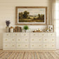 May in Color Dresser for Bedroom with 7 Drawers, Wood Drawer Organizer for Bedroom, Living Room, Hallway, Beige