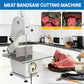 Heynemo Electric Bone Saw, 1500W Meat Cutting Bandsaw with 0.16-7.9" Thickness Range, 5 Blades for Beef, Pork, Fish