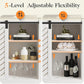 Royalcraft Farmhouse Coffee Bar Cabinet with Storage