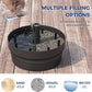 Outdoor Umbrella Base, Foldable Weighted Patio Umbrella Stands, Umbrella Base Suitable with 1.26''-1.89'' Pole Sizes, Heavy Duty Base for Holding Water, Sand, Gravel, HDPE Rust-Proof Base for Patio