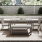 May in Color Aluminium Bench, Grey