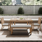 May in Color Aluminium Bench, Brown