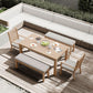 May in Color Aluminium Bench, Brown