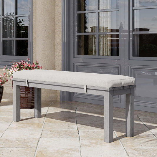 May in Color Aluminium Bench, Grey