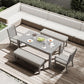 May in Color Aluminium Bench, Grey