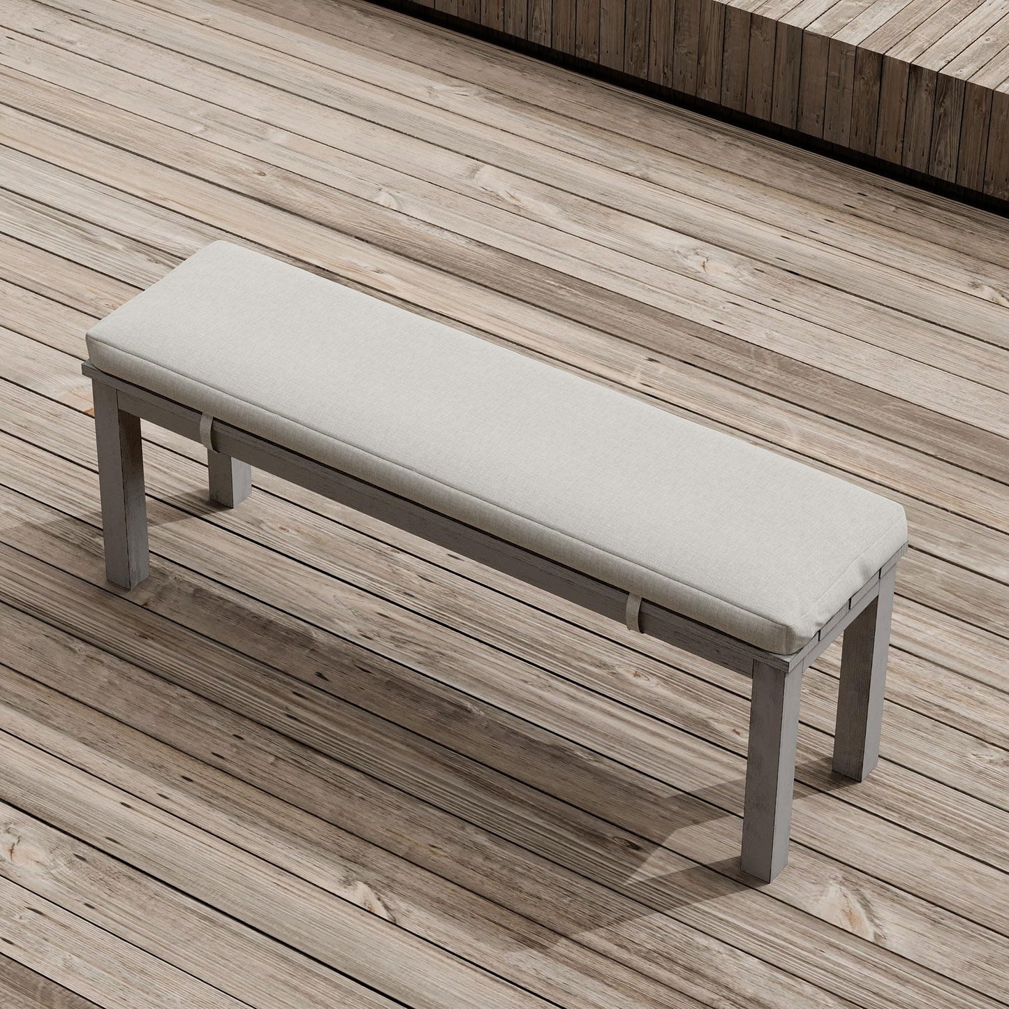 May in Color Aluminium Bench, Grey