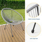 Royalcraft 3-Piece Outdoor Acapulco All-Weather Patio Conversation Bistro Set, Outdoor Woven Rope Chairs and Glass Top Table, 3 Piece Patio Bistro Set for Yard Balcony Poolside, Grey