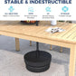 Outdoor Umbrella Base, Foldable Weighted Patio Umbrella Stands, Umbrella Base Suitable with 1.26''-1.89'' Pole Sizes, Heavy Duty Base for Holding Water, Sand, Gravel, HDPE Rust-Proof Base for Patio