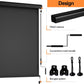 Superjoe Outdoor Roller Shade for Patio, Cordless Blackout Waterproof Blind, UV Block, 4'L x 6'W