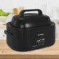 Superjoe 26 Quart Roaster Oven with Self-Basting Lid, Electric Turkey Roaster with Thaw & Warm Function, Adjustable Temperature Roaster With Removable Pan & Rack, Stainless Steel, Black