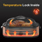 Superjoe 14 QT Electric Roaster Oven, with Self-Basting Lid, Stainless Steel Roaster Pan, Silver