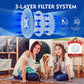 Portable Clothes Dryer 8.8 Lbs Compact Electric Dryer with Smart Moisture Sensor 850W Dryer with LCD Control Panel Tumble for RV Apartment Dorm Home, White