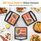 Heynemo Versatile 3-in-1 Waffle Maker & Panini Press, 800W Electric Sandwich Maker with Removable Non-Stick Plates, Tempered Glass Lid, Cool Touch Handle & Easy Cleanup