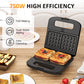 Heynemo 3 in 1 Electric Waffle, Grill & Sandwich Maker