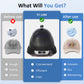 Superjoe Helmet & Cap Care Machine, Black Hat Helmet Care Machine with Steam Iron, UV Light, O? ozone & 3-Color Lighting, Restore Misshapen Cap Shape, Helmet Hat Cleaner for Various Hats and Helmets