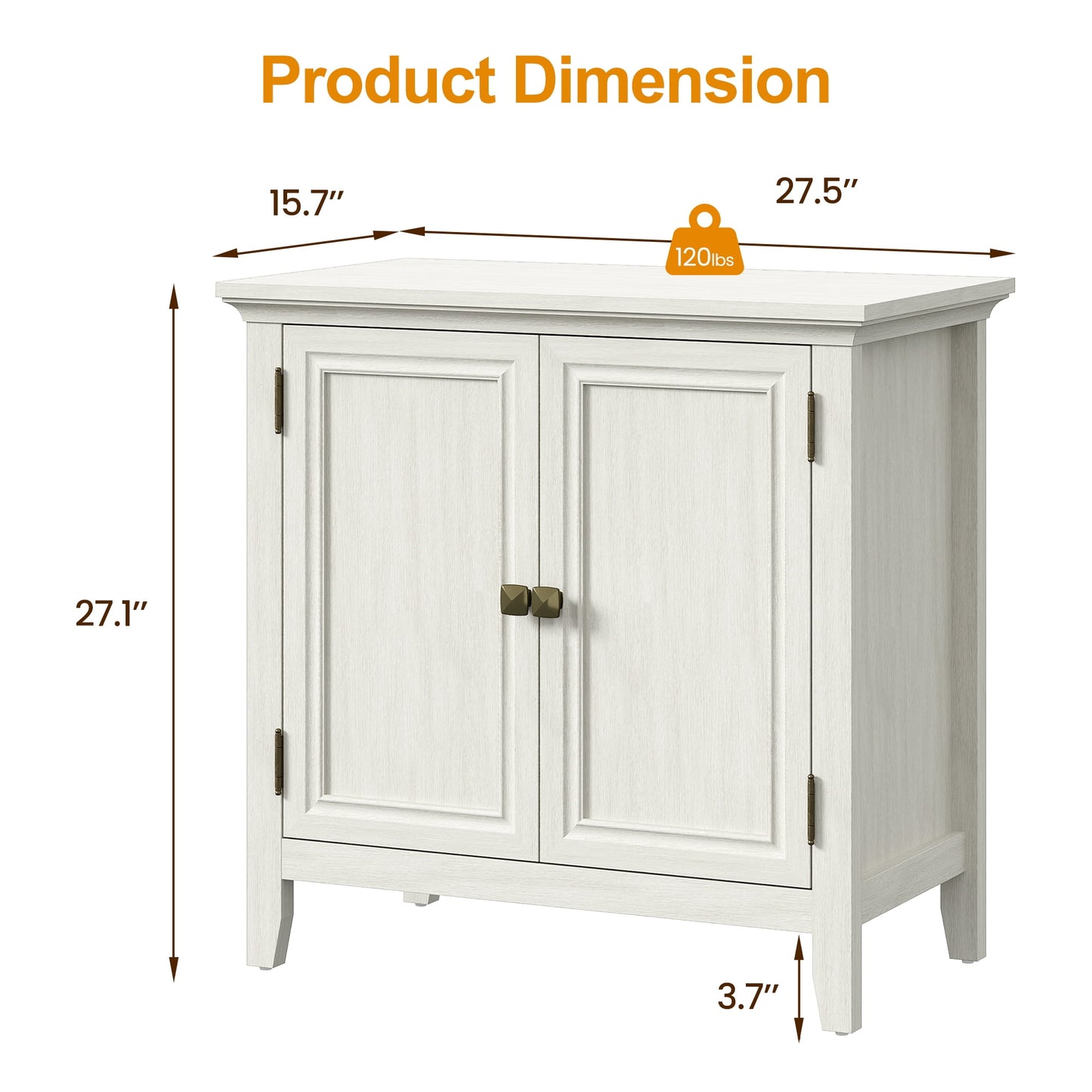 Heynemo 2-Door Buffet Cabinet with Storage, Bohemian Sideboard with Adjustable Shelves, Wood Credenza Cabinet for Bedroom, Living Room, Dining Room, Hallway
